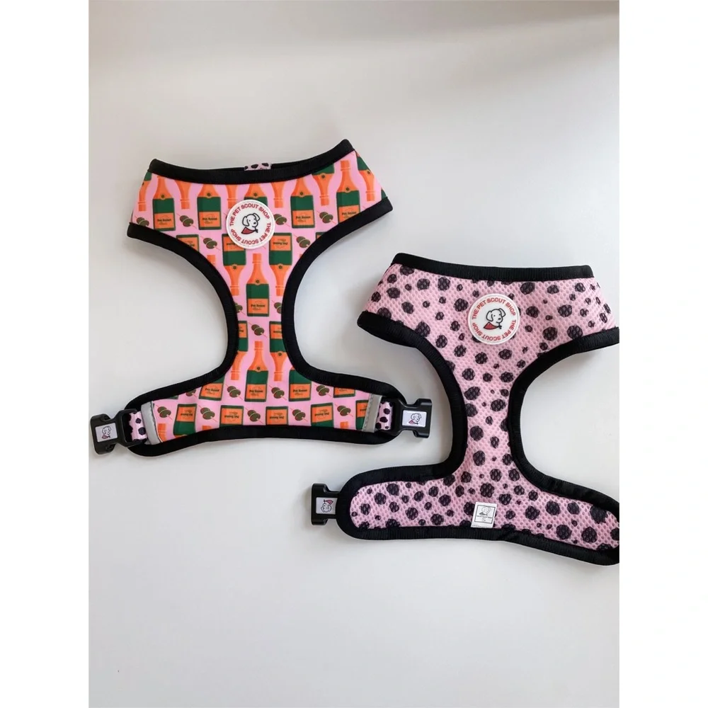 The Pet Scout Shop Prosecco Reversible Dog Harness